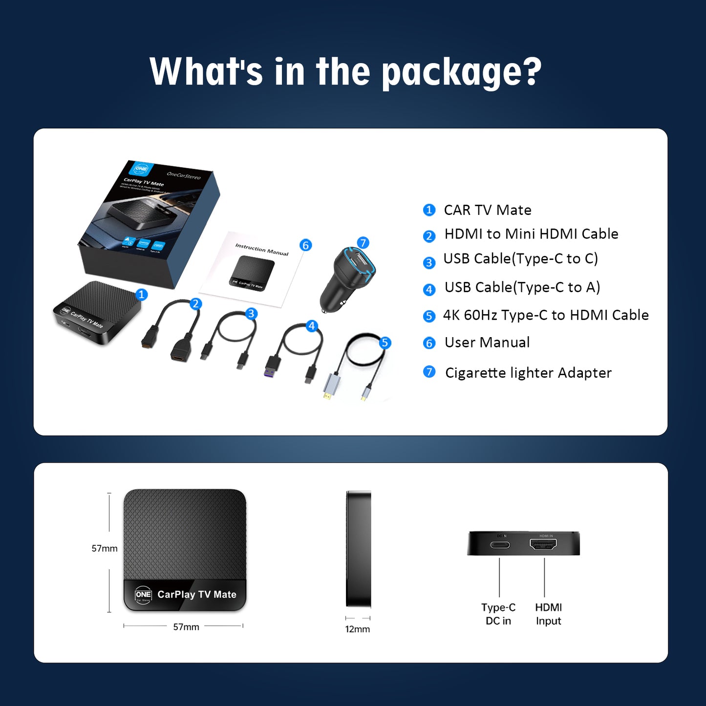 Car TV Mate |Phone Mirror Adapter