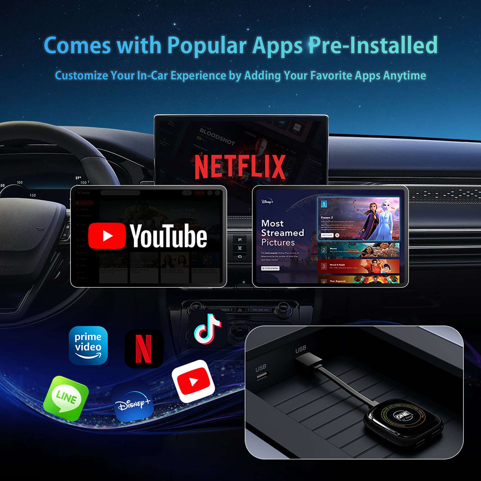 Smart AI Box HE ｜HDMI Edition – One Car Stereo