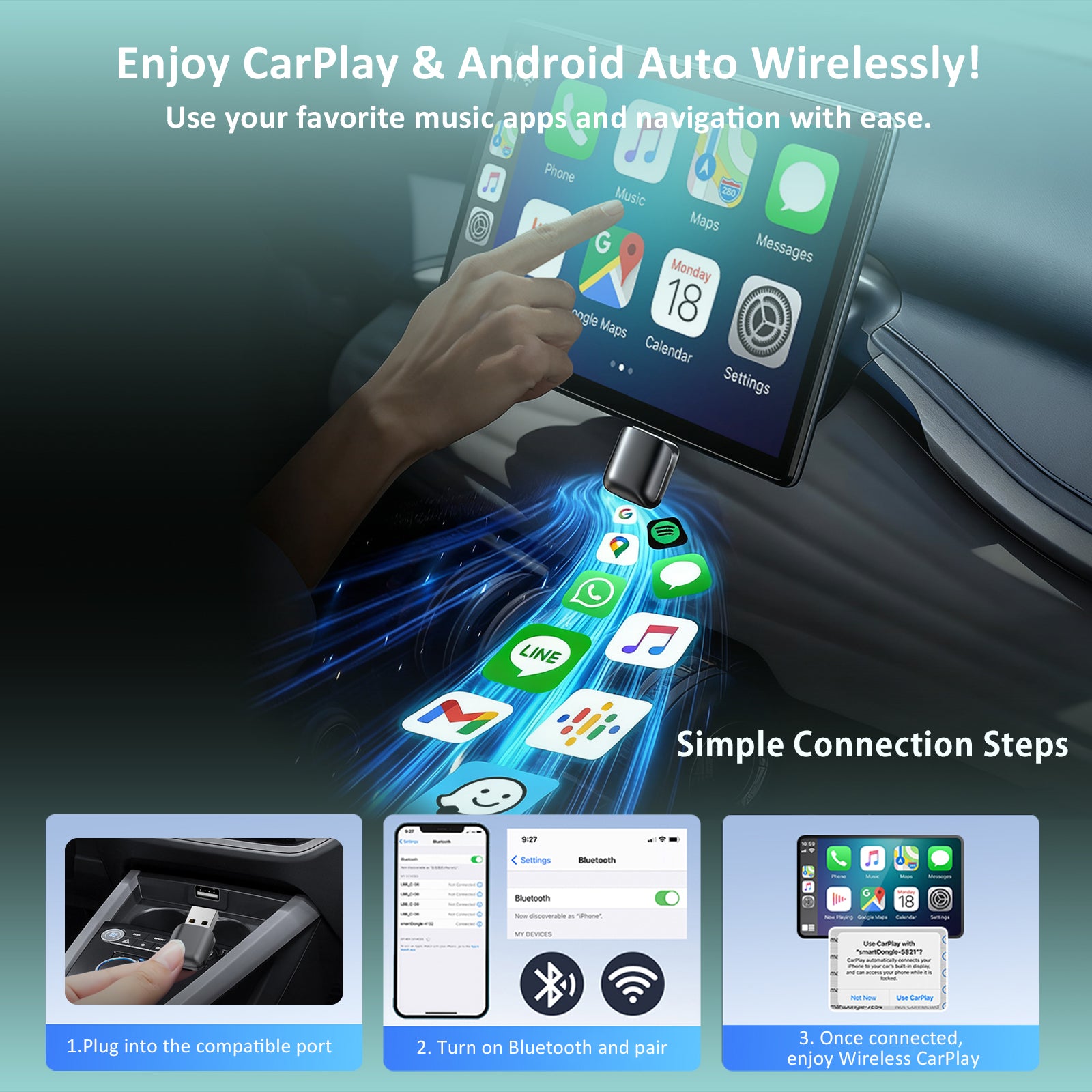 MINI Wireless CarPlay Adapter – One Car Stereo