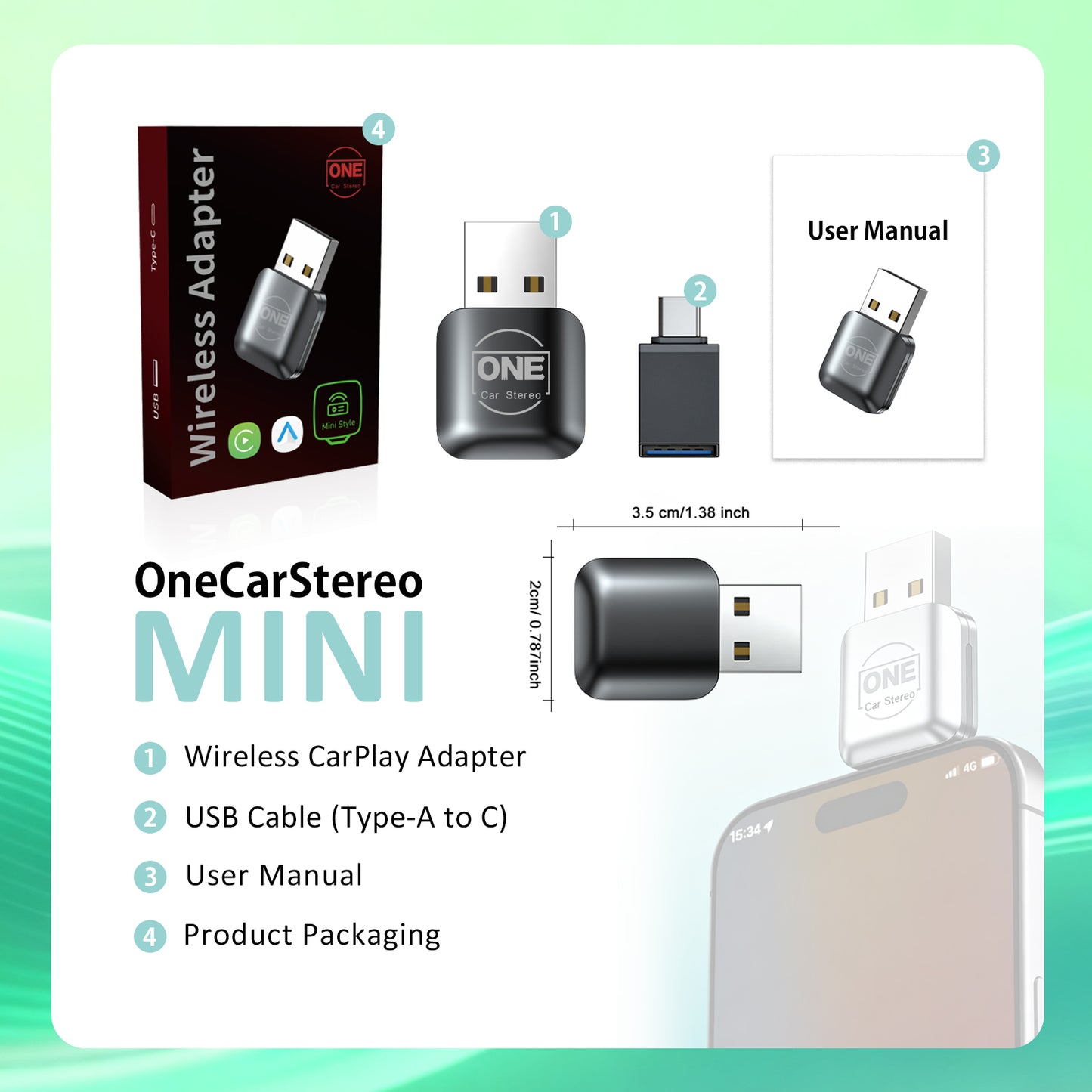 MINI Wireless CarPlay Adapter