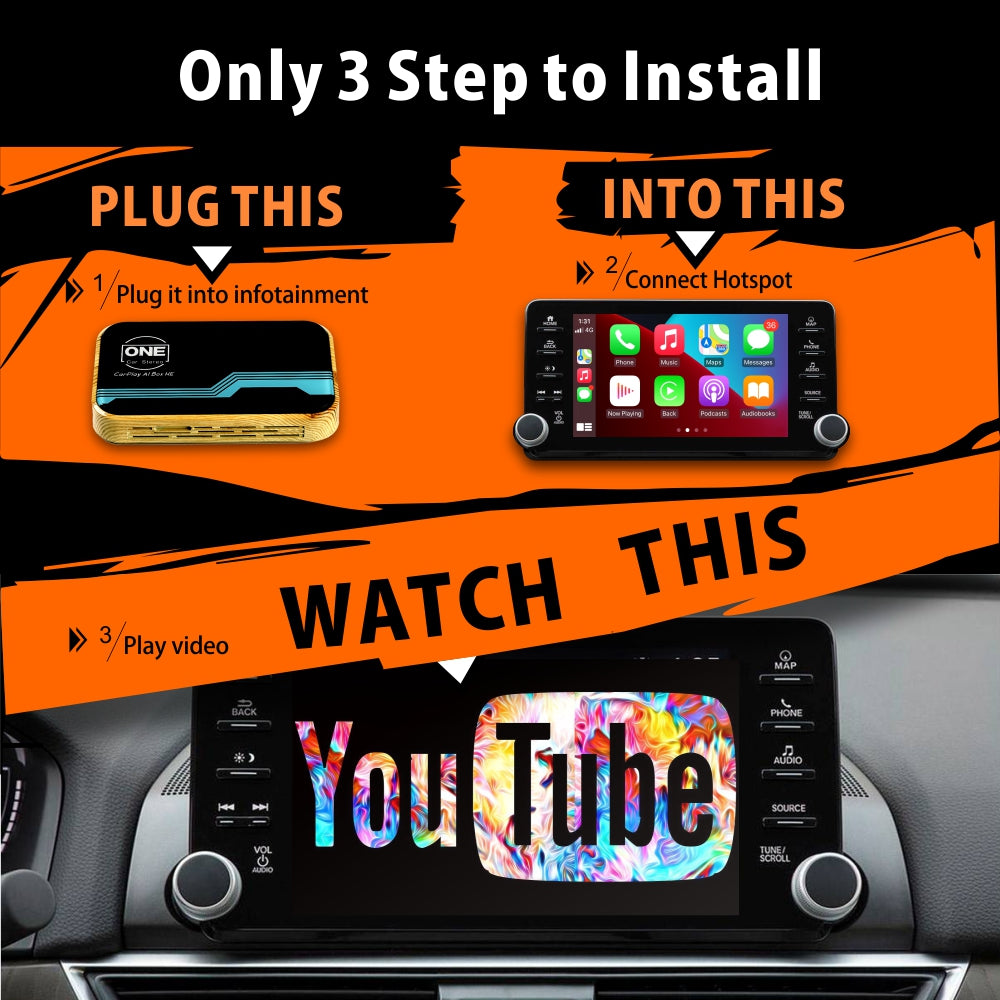 Carplay AI Box Wireless Carplay Android Auto Adapter Car Multimedia Video  Gift - Helia Beer Co