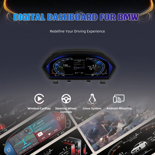 Digital dashboard for BMW ｜F30-F34/ F36
