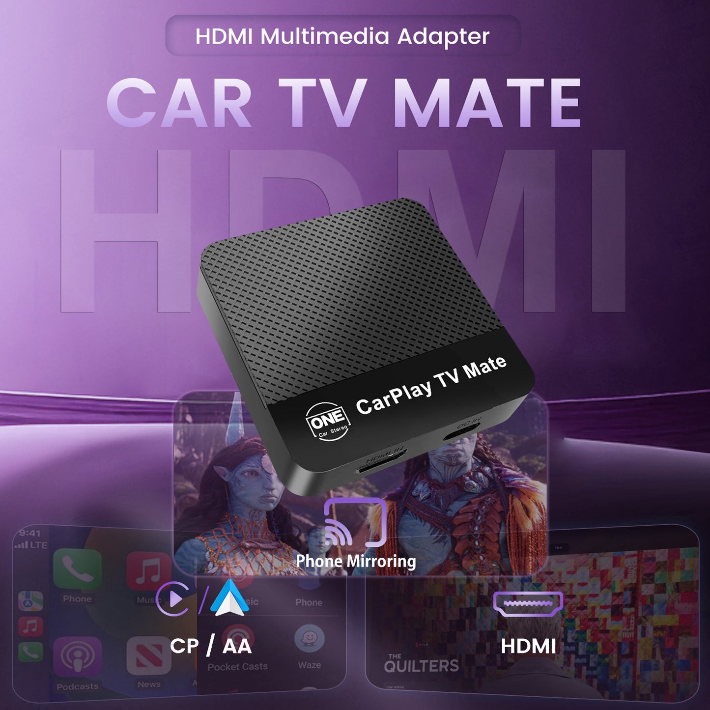 Car TV Mate ｜Phone Mirror Adapter