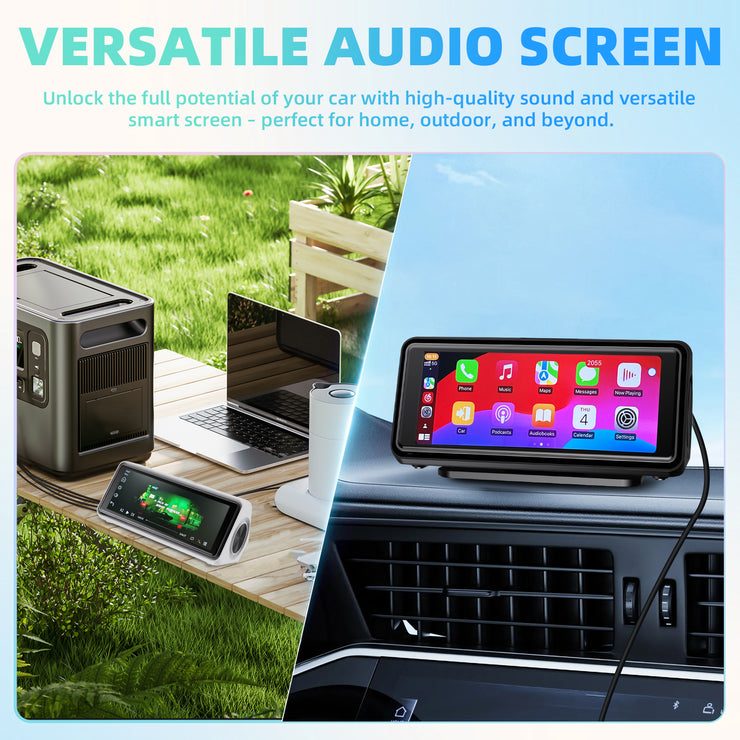 Versatile Audio Screen | Portable Full Touch Stereo