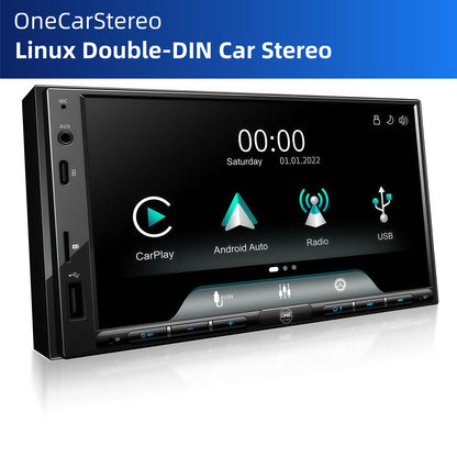 7" Linux Double-DIN Car Stereo 170*96mm DPS8060BE