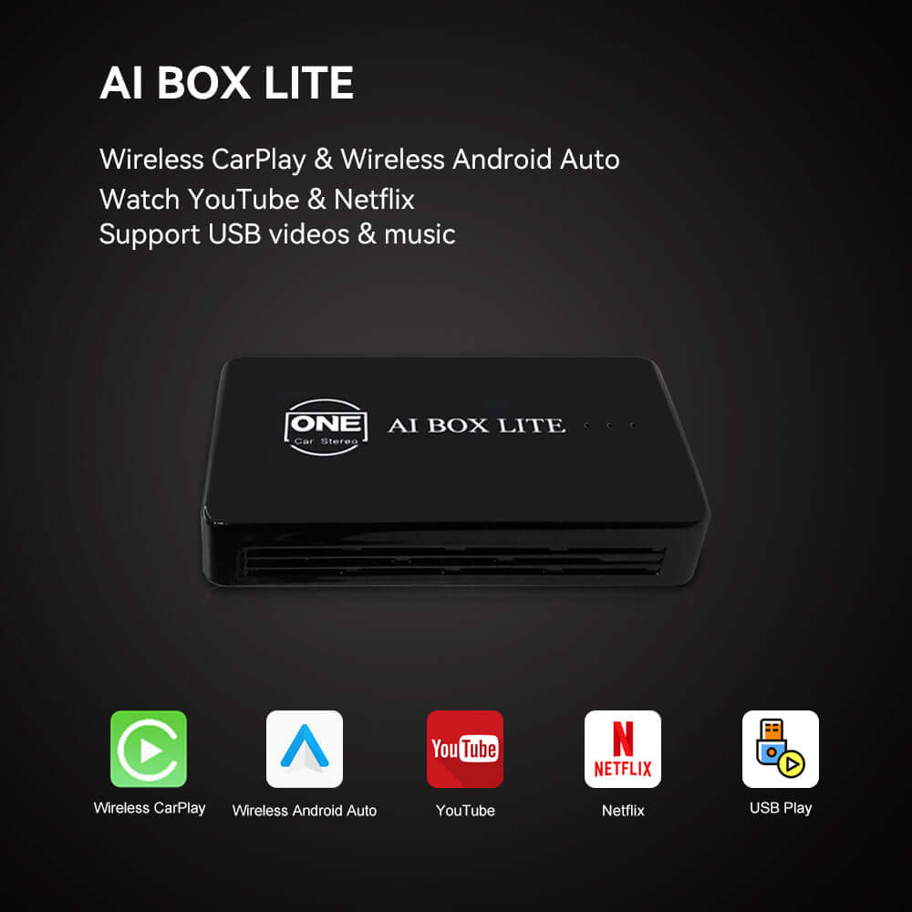 AI Box lite wireless CarPlay Android-auto Netflix &amp; YouTube