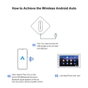 Adaptador sem fio para Android Auto Converta Android Auto de fábrica com fio para sem fio