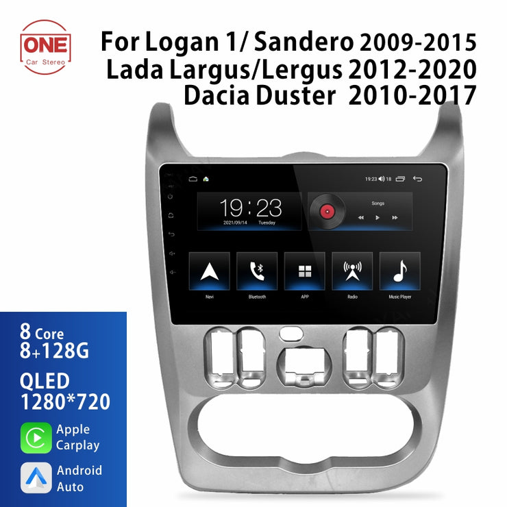 OEM For Renault Logan Sandero 2009-2015 For Dacia Duster 2010-2017 Car Radio Stereo