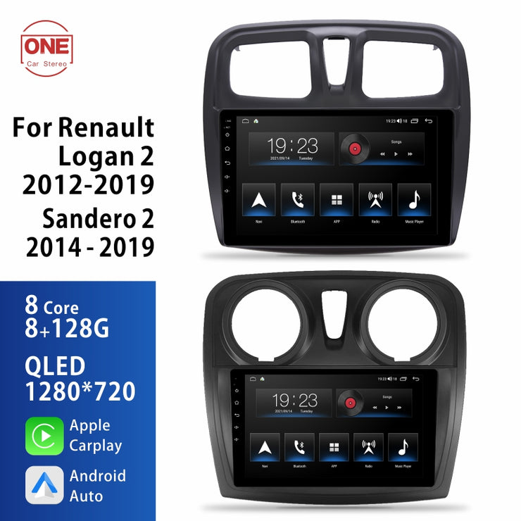 OEM For Renault Logan 2012-2019 Sandero 2014-2019 Car Radio Multimedia