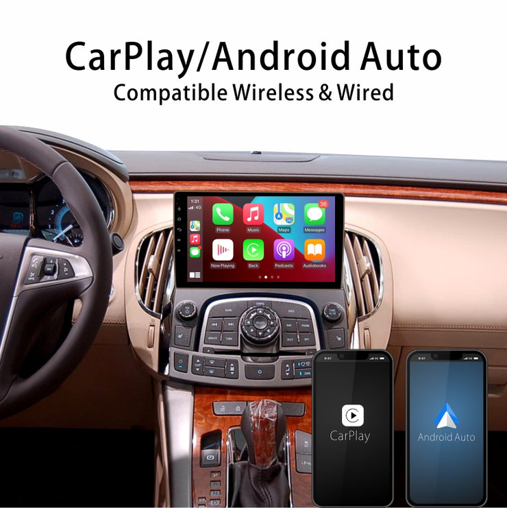 CarPlay and Android Auto compatible with wireless and wired