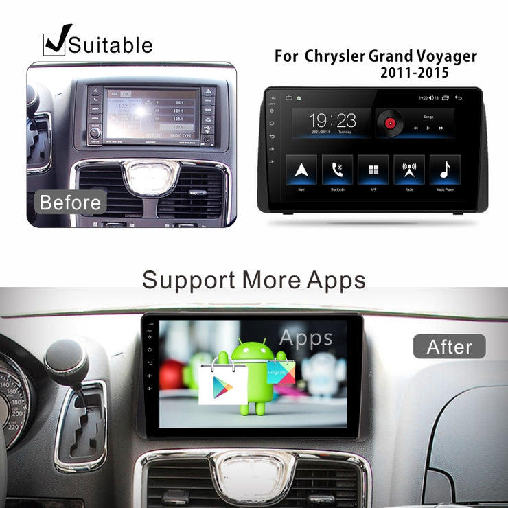 OEM For Chrysler Grand Voyager 2011 - 2015 Car Radio Stereo