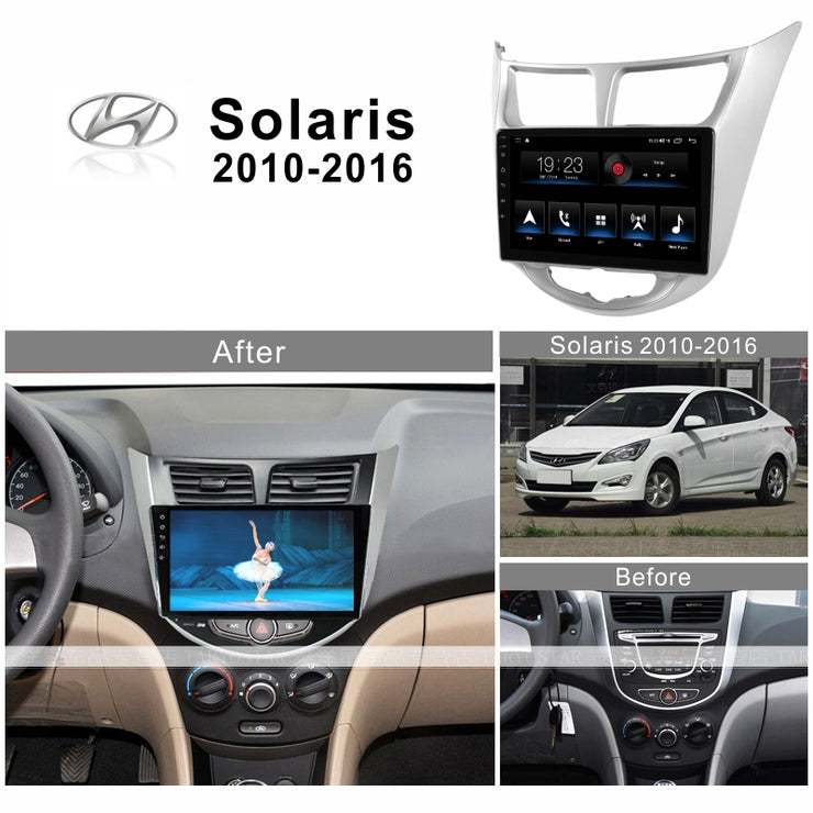 OEM For Hyundai Solaris 2010 - 2016 Car Radio Stereo