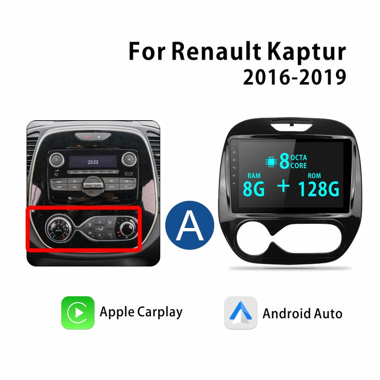 OEM For Renault Kaptur Captur 2016-2019 Car Radio Multimedia