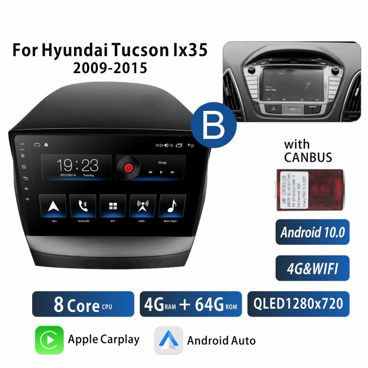OEM For Hyundai Tucson IX35 2009 - 2015 Car Radio Multimedia